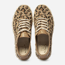 Load image into Gallery viewer, Sneakers Women Comfort Textile Recycled Leopard JAZARIA