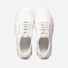 Load image into Gallery viewer, Women's tennis recycled textile white