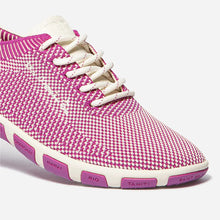 Load image into Gallery viewer, Sneakers Canvas Women Fuchsia & Cream JAZARIA