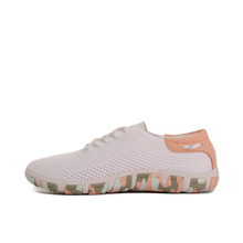 Load image into Gallery viewer, Sneakers Women Textile Recycled White & Guava