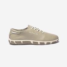 Load image into Gallery viewer, JAZARU Women's Comfort Beige Leather Sneakers