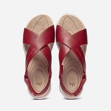 Load image into Gallery viewer, Sandals Women sole technical leather red
