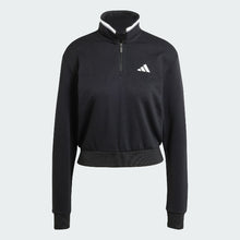 Load image into Gallery viewer, Essentials Color Pop French Terry Crop Quarter-Zip Track Jacket