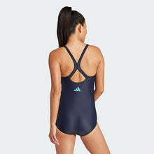 Load image into Gallery viewer, Padded 3-Stripes Closed-Back Swimsuit
