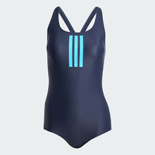 Load image into Gallery viewer, Padded 3-Stripes Closed-Back Swimsuit