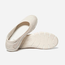 Load image into Gallery viewer, Ballet Flat Women Lightweight Textile Marl Beige JIVIANA
