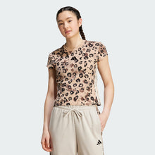 Load image into Gallery viewer, Animal Print 3-Stripes Tee
