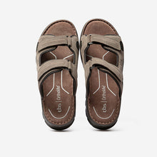 Load image into Gallery viewer, JONATAN Men's Comfort Mules Ortholite Khaki Leather