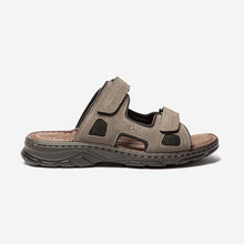 Load image into Gallery viewer, JONATAN Men's Comfort Mules Ortholite Khaki Leather