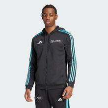 Load image into Gallery viewer, MERCEDES - AMG PETRONAS FORMULA ONE TEAM DNA FULL ZIP HOODIE