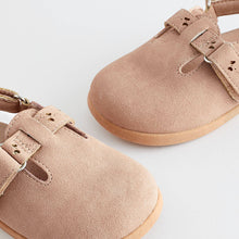 Load image into Gallery viewer, Pink Ankle Strap Buckle Detail Clogs