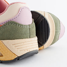 Load image into Gallery viewer, Multi Elastic Lace Chunky Trainers