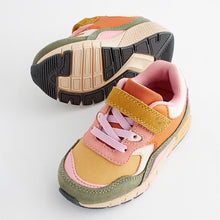 Load image into Gallery viewer, Multi Elastic Lace Chunky Trainers