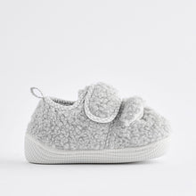 Load image into Gallery viewer, Grey Bear Cupsole Slippers