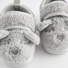 Load image into Gallery viewer, Grey Bear Cupsole Slippers