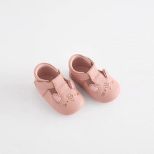 Load image into Gallery viewer, Pink Bunny T-Bar Baby Shoes (0-24mths)
