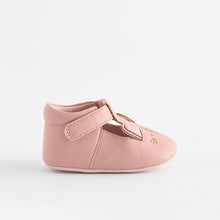 Load image into Gallery viewer, Pink Bunny T-Bar Baby Shoes (0-24mths)