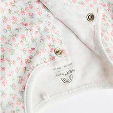 Load image into Gallery viewer, Pink 4 Pack Baby 100% Cotton Sleepsuits (0-18mths)