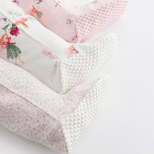 Load image into Gallery viewer, Pink/White Baby 100% Cotton Sleepsuits 3 Pack (0-12mths)