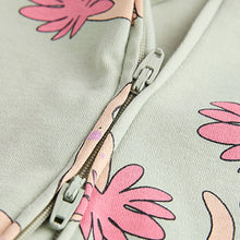 Load image into Gallery viewer, Multi Animal Baby Printed Cotton Zip Sleepsuits 3 Pack (0mths-18mths)