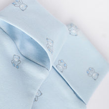 Load image into Gallery viewer, Blue 4 Pack Baby Bear Sleepsuit (0-18mths)