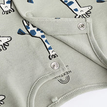 Load image into Gallery viewer, Neutral Animal 100% Cotton Baby Sleepsuits 3 Pack (0mths-18mths)