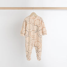 Load image into Gallery viewer, Brown Baby Sleepsuits 3 Pack (0mths-18mths)