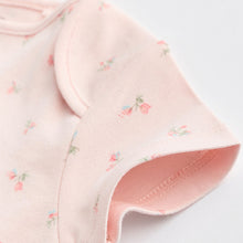 Load image into Gallery viewer, Pink Bunny 5 Pack Short Sleeve Bodysuits