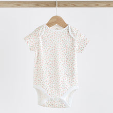 Load image into Gallery viewer, Pink Bunny 5 Pack Short Sleeve Bodysuits