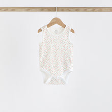 Load image into Gallery viewer, Pink Bunny 5 Pack Vest Baby Bodysuits