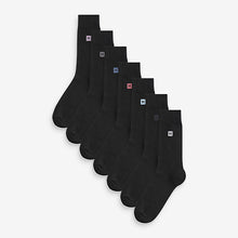 Load image into Gallery viewer, Light Logo Embroidered Lasting Fresh Socks 8 Pack
