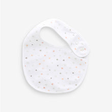 Load image into Gallery viewer, White Animals 100% Cotton Bibs 5 Pack