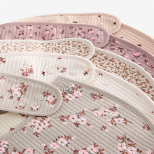 Load image into Gallery viewer, Caramel Brown 100% Cotton Baby Bibs 5 Pack