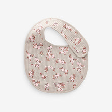 Load image into Gallery viewer, Caramel Brown 100% Cotton Baby Bibs 5 Pack