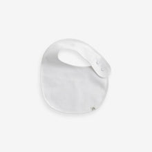 Load image into Gallery viewer, White 100% Cotton Baby Bibs 3 Pack
