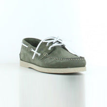 Load image into Gallery viewer, Men's Boat Shoes Fat Leather Khaki