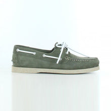 Load image into Gallery viewer, Men's Boat Shoes Fat Leather Khaki