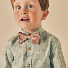 Load image into Gallery viewer, Mineral 100% Cotton Long Sleeve Shirt And Bow Tie Set (3mths-6yrs)