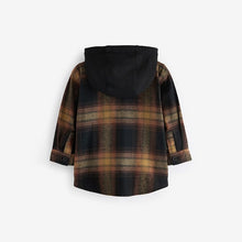 Load image into Gallery viewer, Brown Check Shirt & Smiley T-Shirt 100% Cotton Long Sleeve Check Shirt and T-Shirt Set (3mths-6yrs)