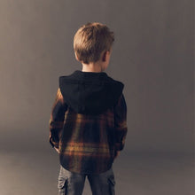 Load image into Gallery viewer, Brown Check Shirt & Smiley T-Shirt 100% Cotton Long Sleeve Check Shirt and T-Shirt Set (3mths-6yrs)
