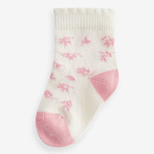 Load image into Gallery viewer, Pink fairy Baby Socks 5 Pack (0mths-2yrs)