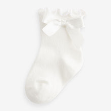 Load image into Gallery viewer, Pink Bow Baby Socks 5 Pack (0mths-2yrs)