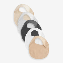 Load image into Gallery viewer, Neutral Baby 100% Cotton Bibs 5 Pack