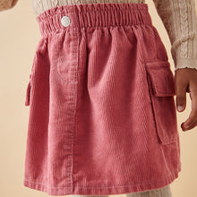 Load image into Gallery viewer, Pink 100% Cotton Co-ord Skirt (3mths-6yrs)