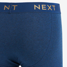 Load image into Gallery viewer, Blue/Grey Cotton Rich Boxers 4 Pack