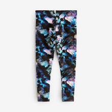 Load image into Gallery viewer, Blue Multi Printed Leggings (3-12yrs)