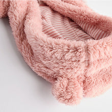Load image into Gallery viewer, Pink Baby Cosy Fleece Hooded All-In-One (0mths-18mths)