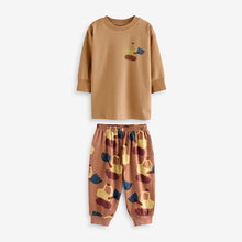 Load image into Gallery viewer, Pink/Rust/Cream Transport 3 Pack Oversized 100% Cotton Pyjamas (12mths-6yrs)
