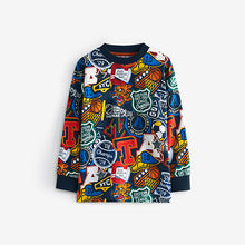 Load image into Gallery viewer, Blue/Green Varsity 2 Pack 100% Cotton Long Sleeve Pyjamas (5-12yrs)