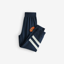 Load image into Gallery viewer, Blue/Green Varsity 2 Pack 100% Cotton Long Sleeve Pyjamas (5-12yrs)